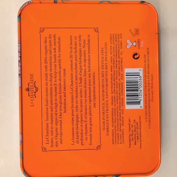 NWT La Chatelaine Set Of 3 Shea Butter Handcreams 1 Oz - Picture 4 of 4